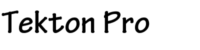 Tekton Pro.ttf