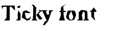 Ticky font.ttf
