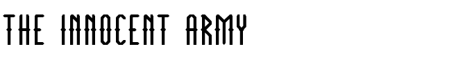 THE INNOCENT ARMY.ttf
