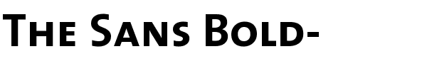 The Sans Bold-.ttf