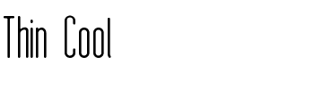 Thin Cool.ttf