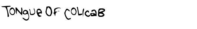 Tongue Of Colicab.ttf