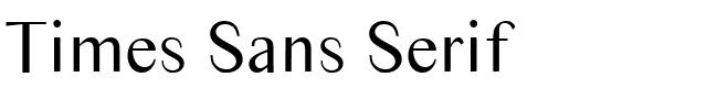Times Sans Serif.ttf