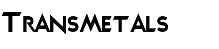 Transmetals.ttf