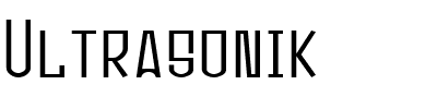 Ultrasonik.ttf