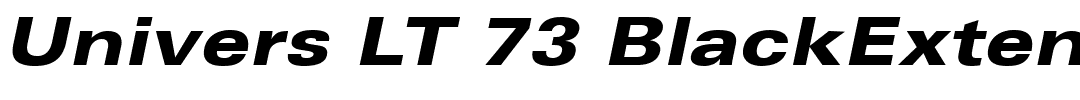 Univers LT 73 BlackExtended.ttf