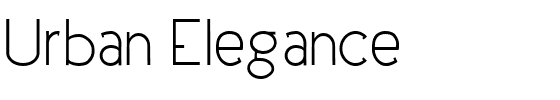 Urban Elegance.ttf