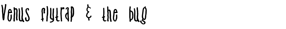 Venus flytrap & the bug.ttf