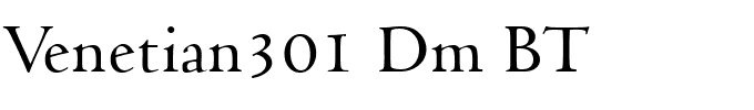 Venetian301 Dm BT.ttf