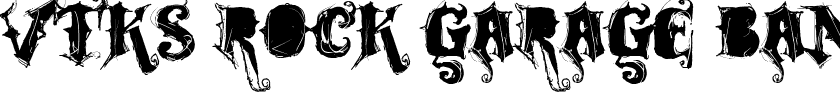 VTKS ROCK GARAGE BAND.ttf