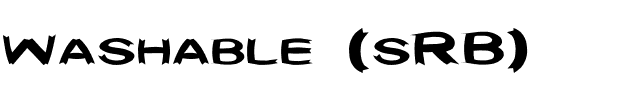 Washable (sRB).ttf