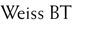 Weiss BT.ttf