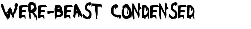 Were-Beast Condensed.ttf