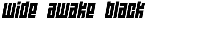 Wide awake Black.ttf