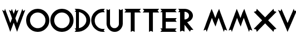 Woodcutter MMXV.ttf