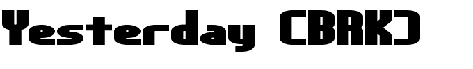 Yesterday (BRK).ttf