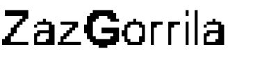 ZazGorrila.ttf