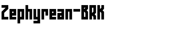 Zephyrean-BRK.ttf