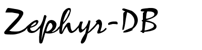 Zephyr-DB.ttf