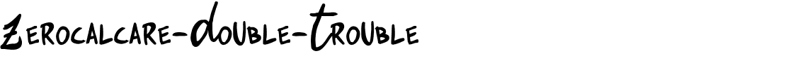 Zerocalcare-Double-Trouble.ttf