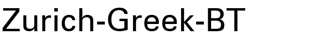 Zurich-Greek-BT.ttf