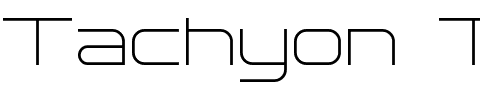 Tachyon Thin.ttf