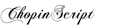 ChopinScript.ttf