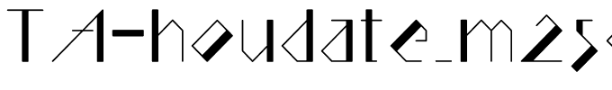 TA-houdate_m250.otf