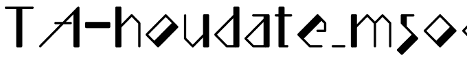 TA-houdate_m500.otf