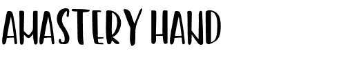 Amastery Hand.otf