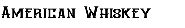 American Whiskey.otf