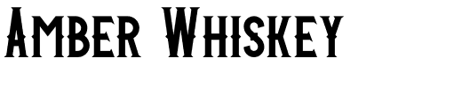 Amber Whiskey.otf