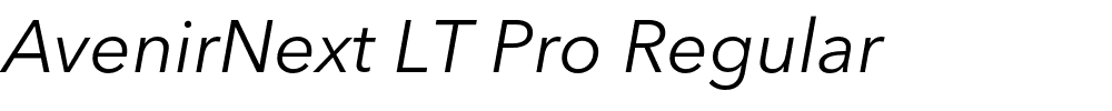 AvenirNext LT Pro Regular.otf