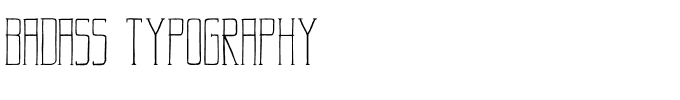 Badass Typography.otf