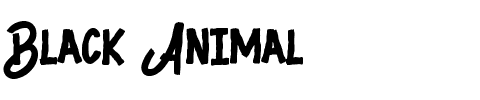 Black Animal.otf