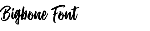 Bigbone Font.otf