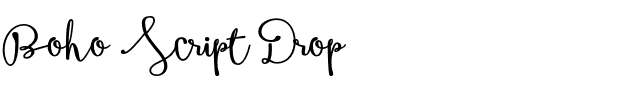 Boho Script Drop.otf