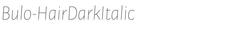 Bulo-HairDarkItalic.otf
