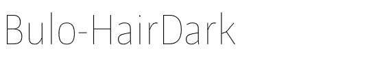 Bulo-HairDark.otf
