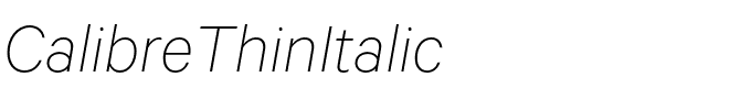 CalibreThinItalic.otf