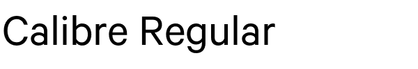Calibre Regular