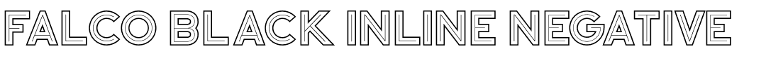 Falco Black Inline Negative.otf