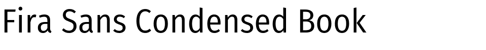 Fira Sans Condensed Book.otf