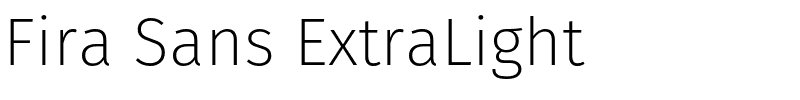 Fira Sans ExtraLight.otf