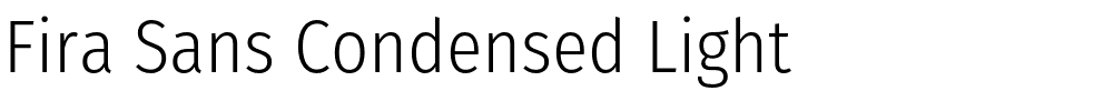 Fira Sans Condensed Light.otf