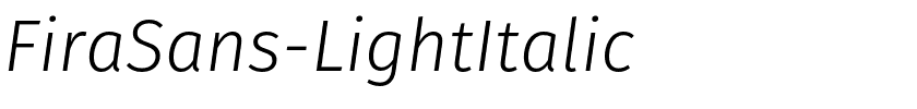 FiraSans-LightItalic.otf