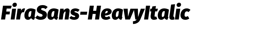 FiraSans-HeavyItalic.otf