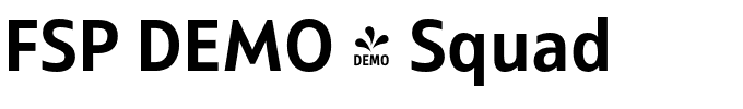FSP DEMO - Squad.otf