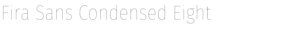 Fira Sans Condensed Eight.otf