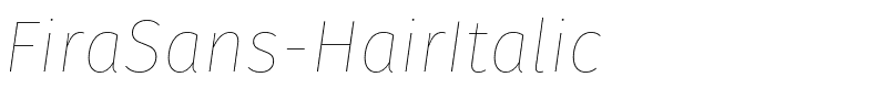FiraSans-HairItalic.otf